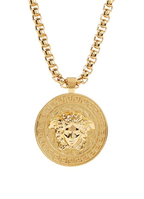 versace ketting goud|Gouden Versace Kettingen voor heren online .